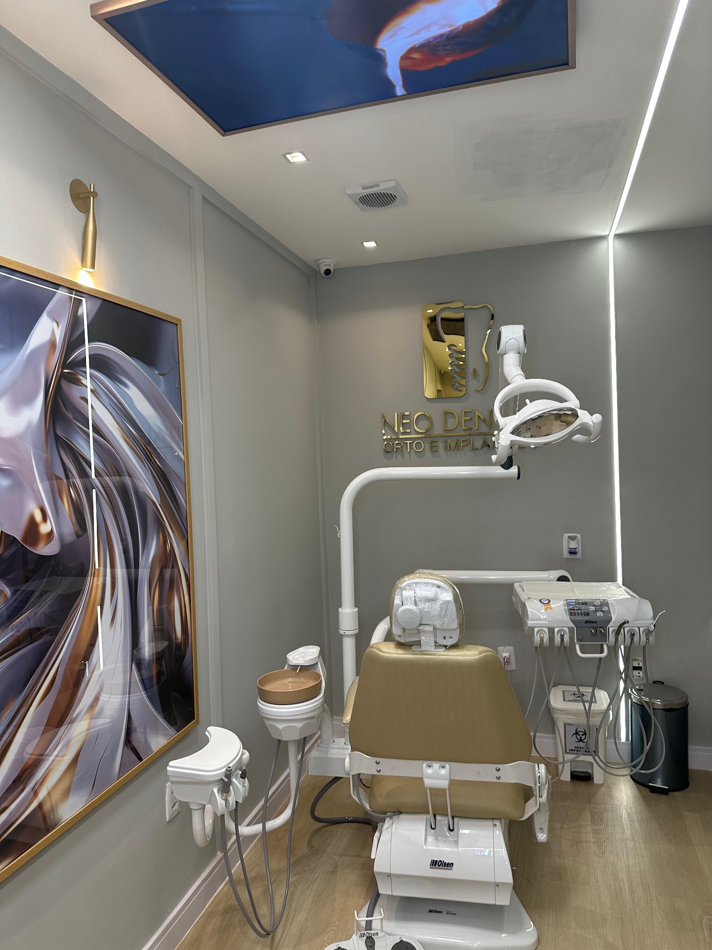 Sala de procedimentos odontológicos