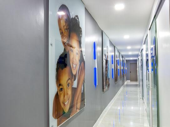 Corredor da clínica